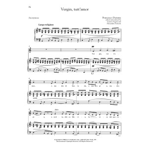 Vergin, Tutt'amor (Medium Low Voice)