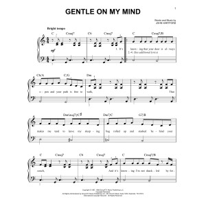 Gentle On My Mind