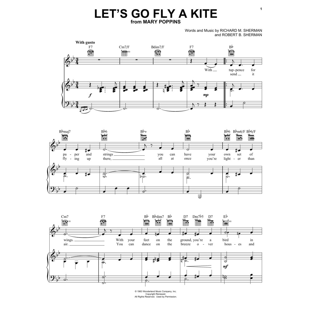 Let's Go Fly A Kite (from Mary Poppins)