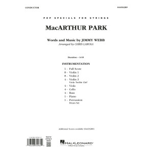 MacArthur Park (arr. Chris Larosa) - Conductor Score (Full Score)