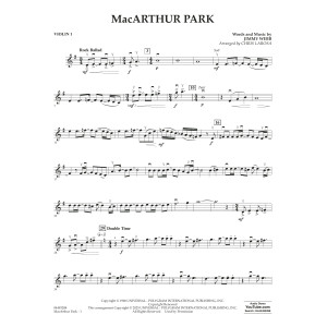 MacArthur Park (arr. Chris Larosa) - Violin 1