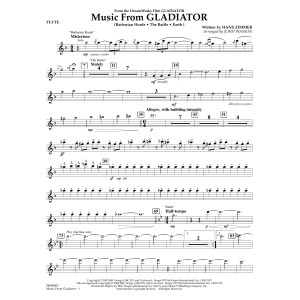 Music from Gladiator (arr. John Wasson) - Flute