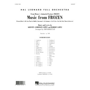 Music from Frozen (arr. Bob Krogstad) - Conductor Score (Full Score)