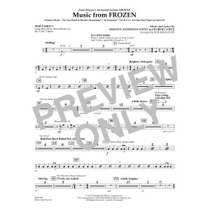 Music from Frozen (arr. Bob Krogstad) - Percussion 1