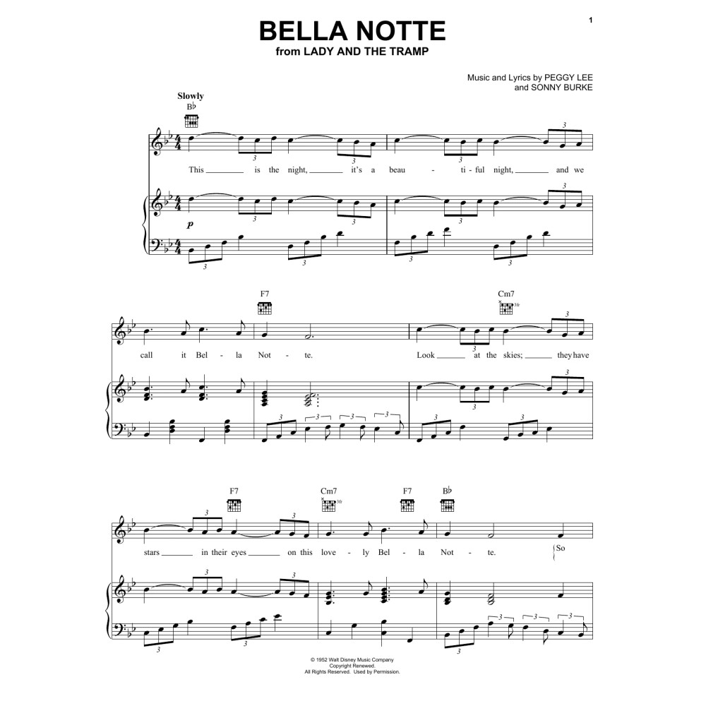 Bella Notte (This Is The Night) (from Lady And The Tramp)