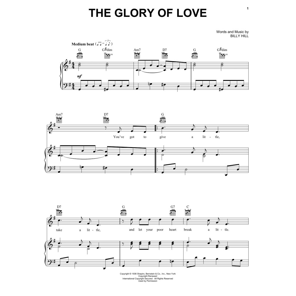 The Glory Of Love