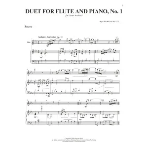 Duet For Flute And Piano, No. 1