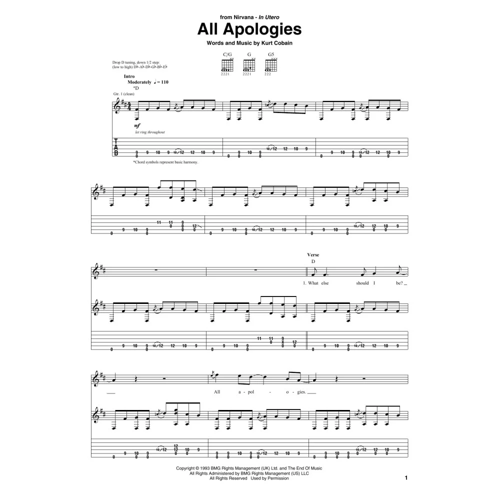 All Apologies