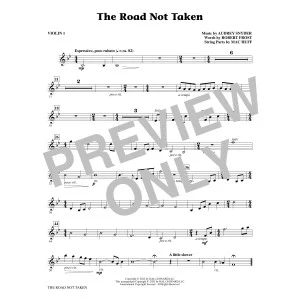 The Road Not Taken (arr. Mac Huff) - Violin 1