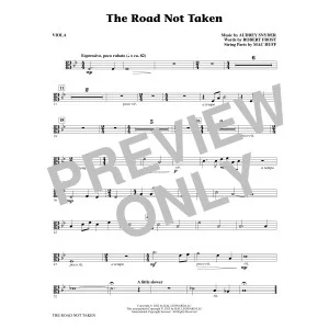 The Road Not Taken (arr. Mac Huff) - Viola