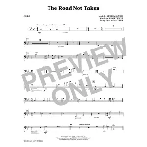 The Road Not Taken (arr. Mac Huff) - Cello