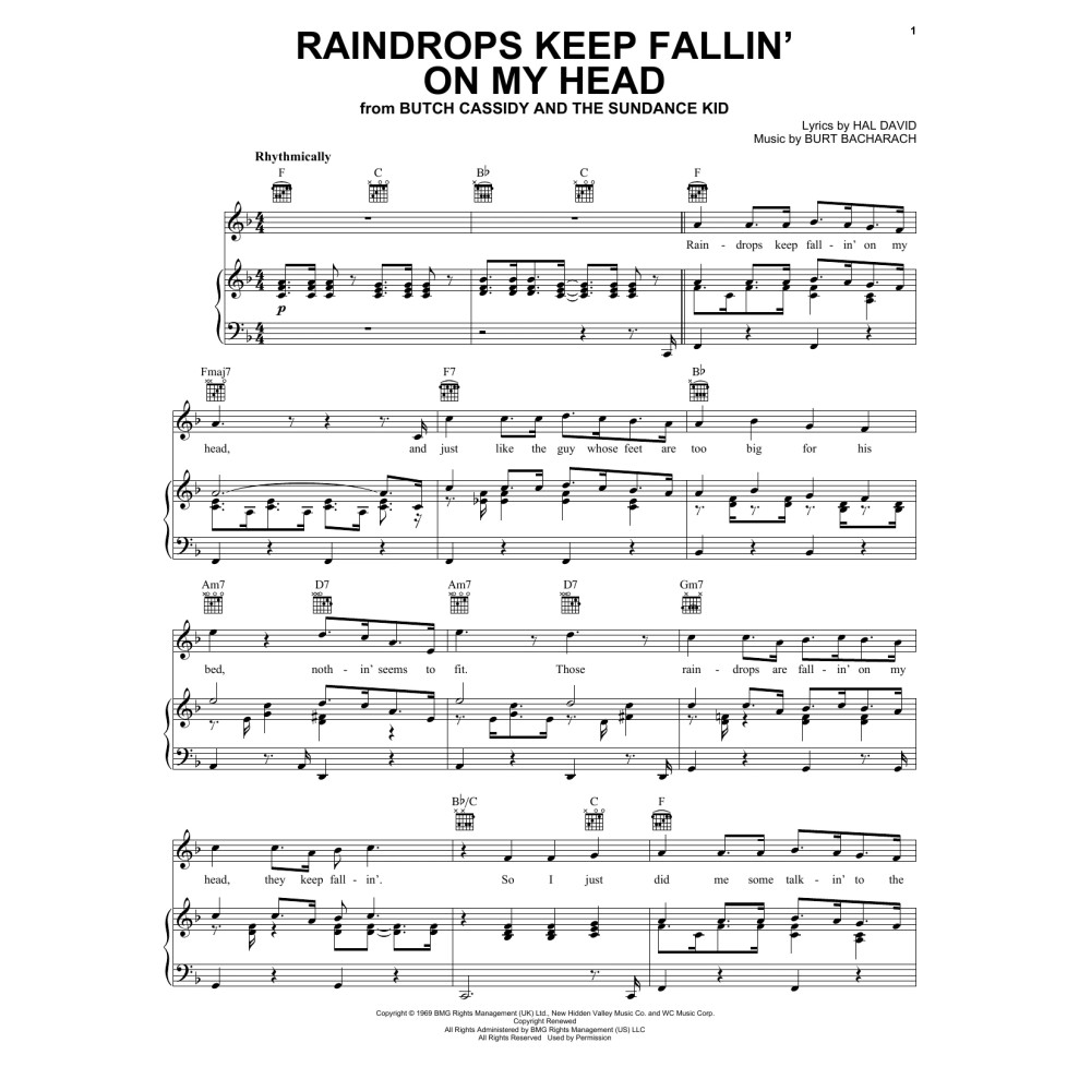Raindrops Keep Fallin' On My Head