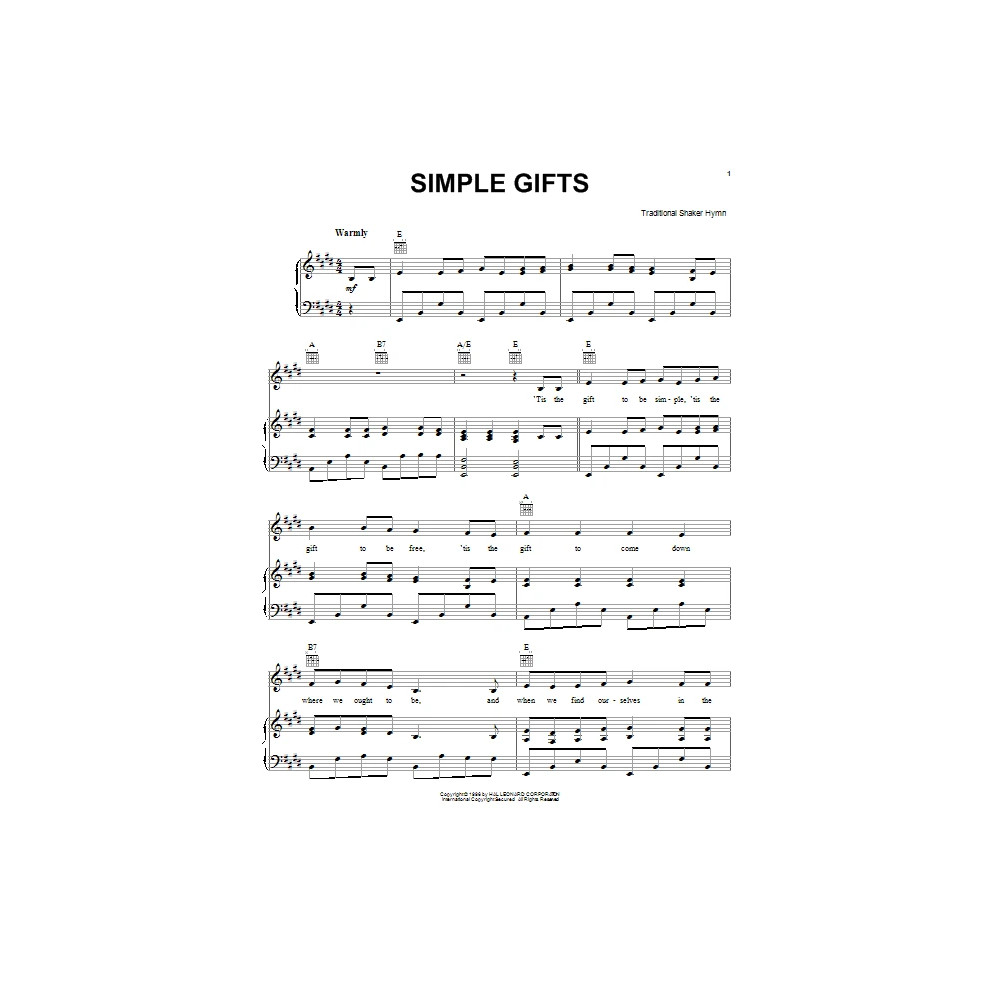 Simple Gifts