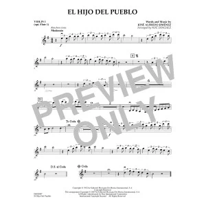 El Hijo del Pueblo - Violin 1
