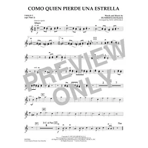 Como Quien Pierde una Estrella - Violin 2