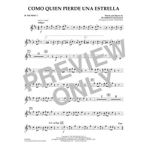 Como Quien Pierde una Estrella - Bb Trumpet 1