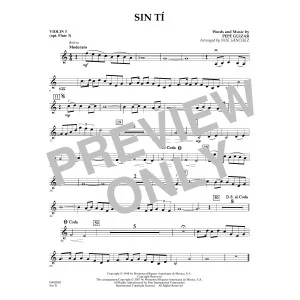 Sin Tí - Violin 3