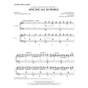 Sing Joy, All Ye People - Full Score