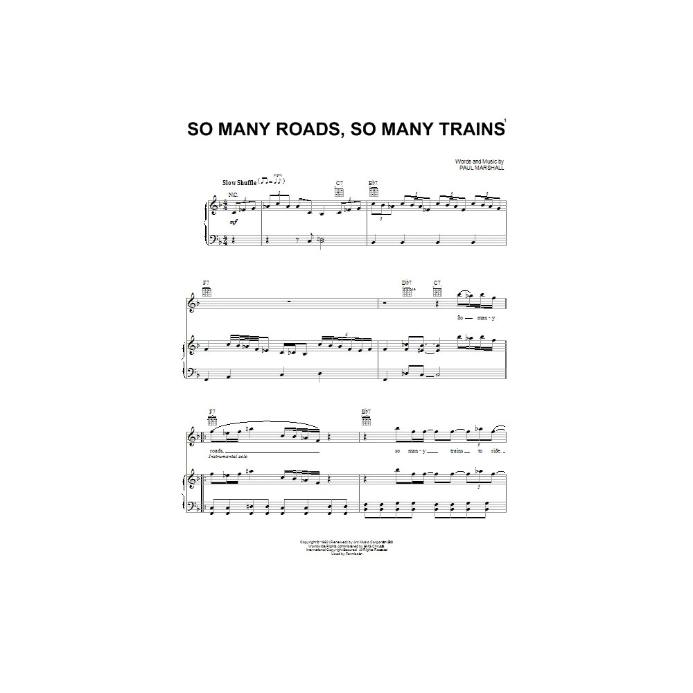 So Many Roads, So Many Trains