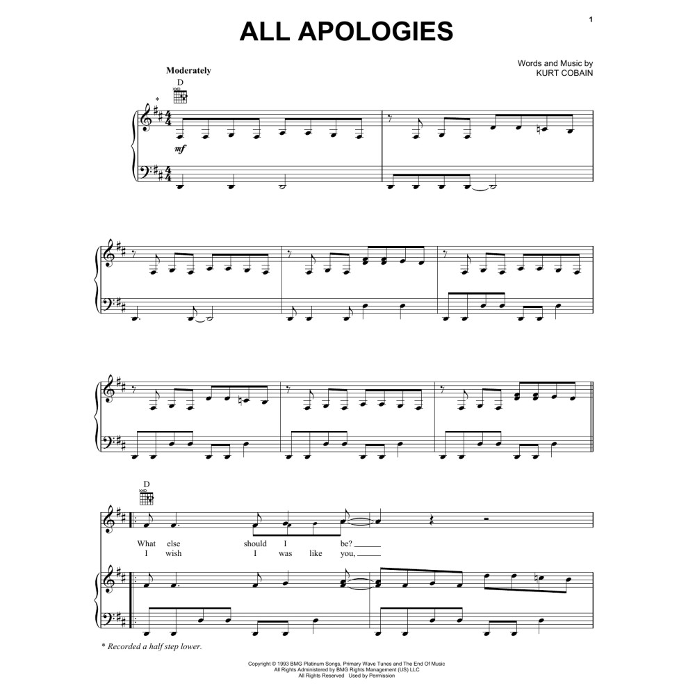 All Apologies