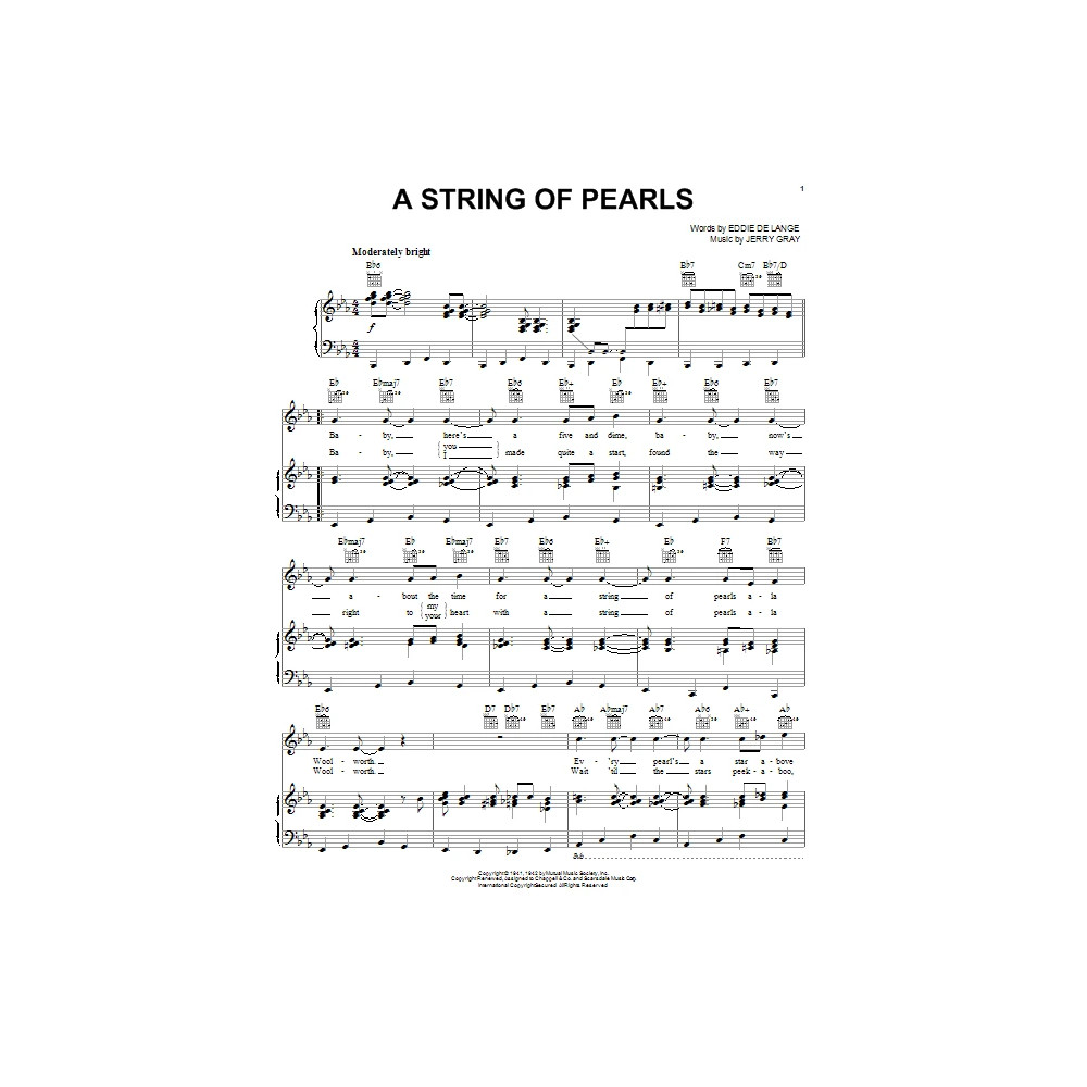 A String Of Pearls