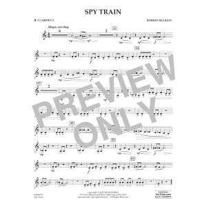 Spy Train - Bb Clarinet 2