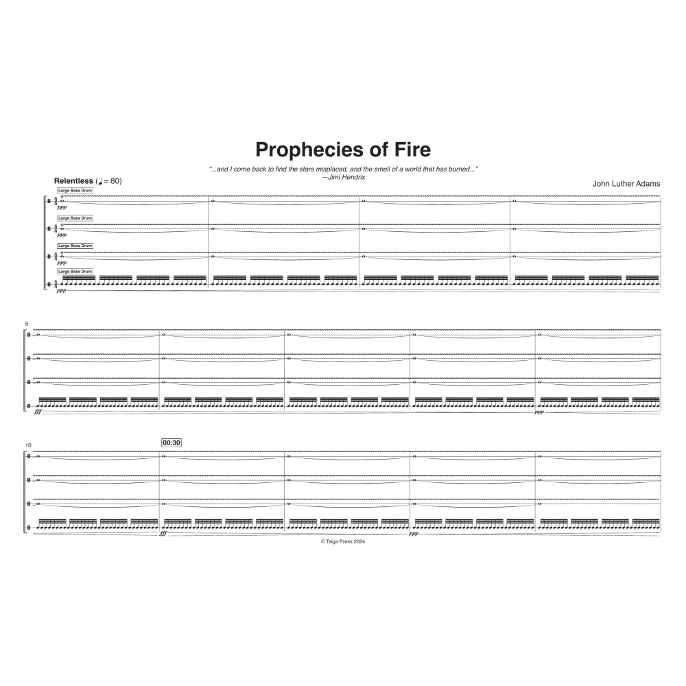Prophecies of Fire (Score)