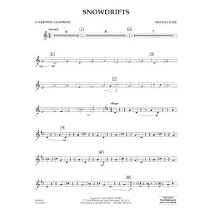 Snowdrifts - Eb Baritone Saxophone
