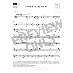 Fly me to the moon (Grade 3, list C1, from the ABRSM Clarinet Syllabus from 2026)