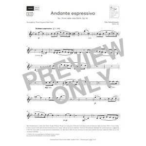 Andante espressivo (Grade 5, list B3, from the ABRSM Clarinet Syllabus from 2026)