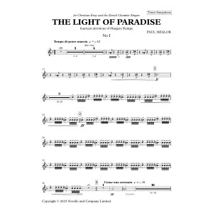 The Light of Paradise (parts) - Tenor Sax