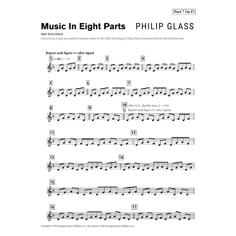 Music in Eight Parts (Open version) - Part 7 - F
