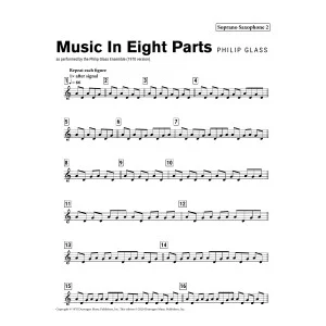 Music in Eight Parts (1970 version) - Bb Soprano Sax 2
