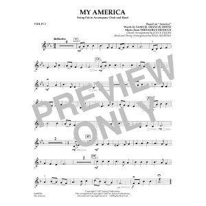 My America (arr. Paul Murtha) - Violin 2