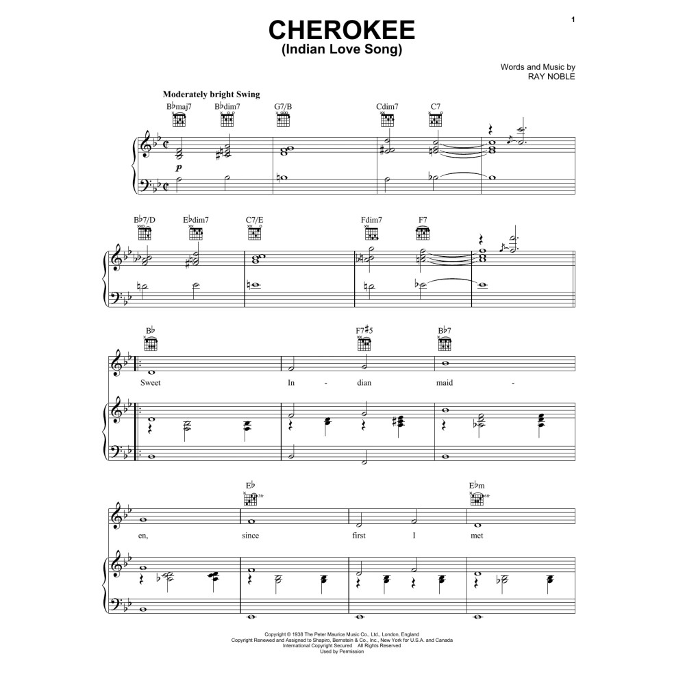 Cherokee (Indian Love Song)