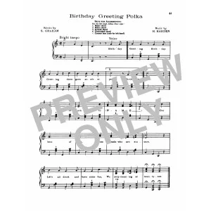 Birthday Greeting Polka