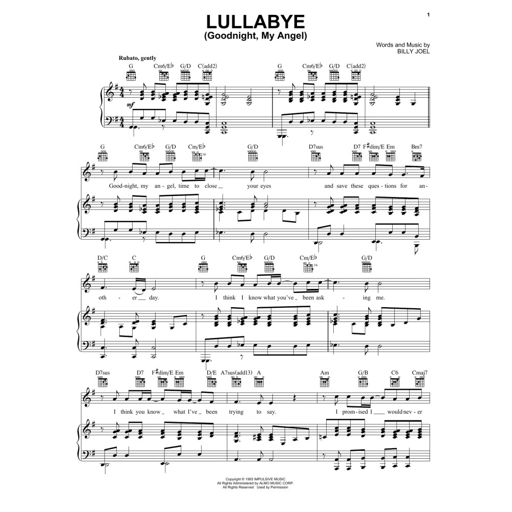 Lullabye (Goodnight, My Angel)