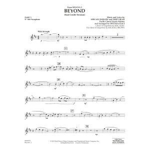 Beyond (End Credit Version) from Moana 2 - Pt.2 - Eb Alto Saxophone