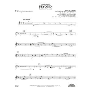Beyond (End Credit Version) from Moana 2 - Pt.3 - Eb Alto Sax/Alto Clar.
