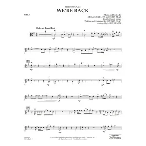 We're Back (from Moana 2) (arr. Larry Moore) - Viola