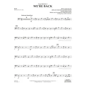 We're Back (from Moana 2) (arr. Larry Moore) - Bass