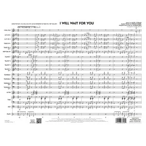 I Will Wait For You (arr. Mark Taylor) - Conductor Score (Full Score)