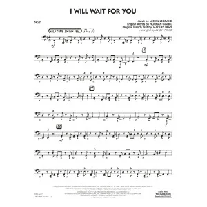 I Will Wait For You (arr. Mark Taylor) - Bass