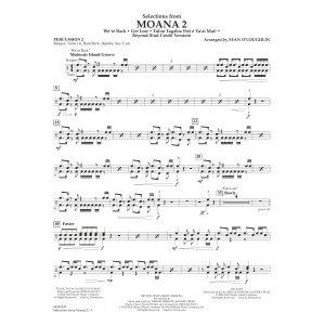 Selections from Moana 2 (arr. Sean O'Loughlin) - Percussion 2