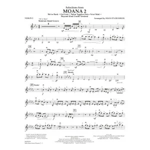Selections from Moana 2 (arr. Sean O'Loughlin) - Violin 2