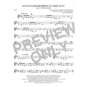 Always Remember Us This Way (from A Star Is Born)