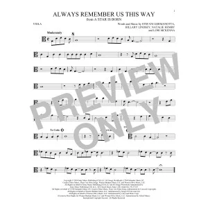 Always Remember Us This Way (from A Star Is Born)