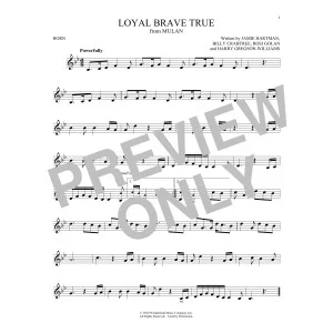 Loyal Brave True (from Mulan)