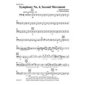 Symphony No. 4, Second Movement (arr. Michael Hopkins) - Bass