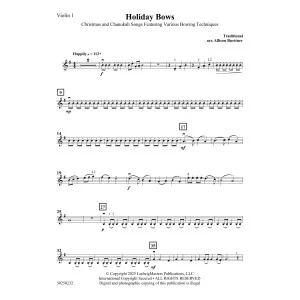 Holiday Bows - Violin 1